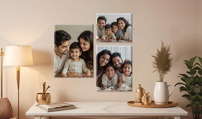 Three Canvas Collage Set