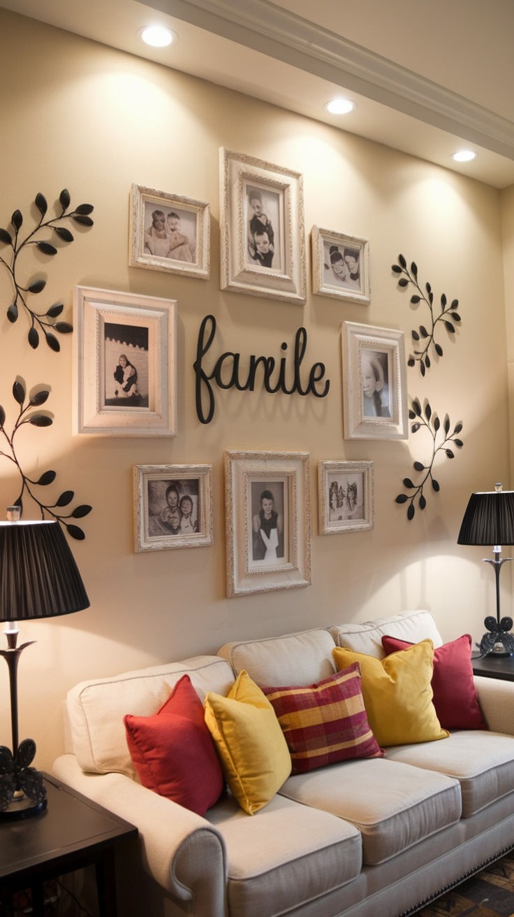 Family Tree Collage Wall Frame